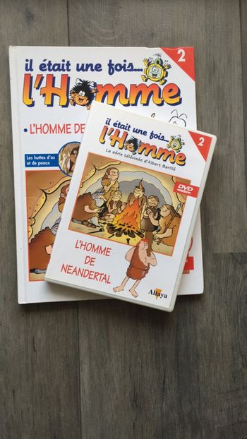 Livre+dvd il était une fois la vie l homme de neanterdal n.2