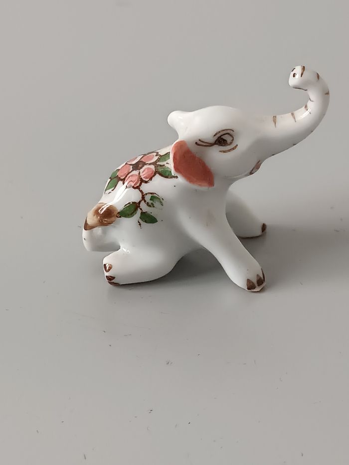 Éléphant porcelaine vintage - photo numéro 4