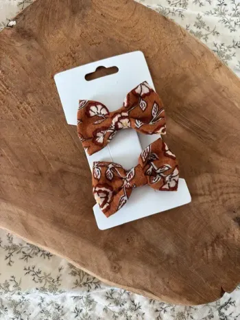 Barrettes caramel à Londres