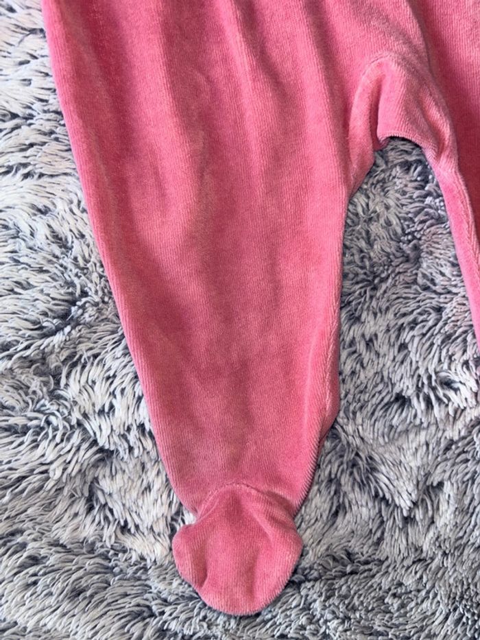 Pyjama velours cœurs bébé - photo numéro 4