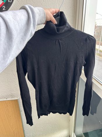 Pull col roulé 