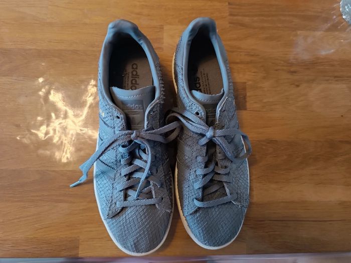Chaussure basket w campus adidas grise 40 neuve - photo numéro 3