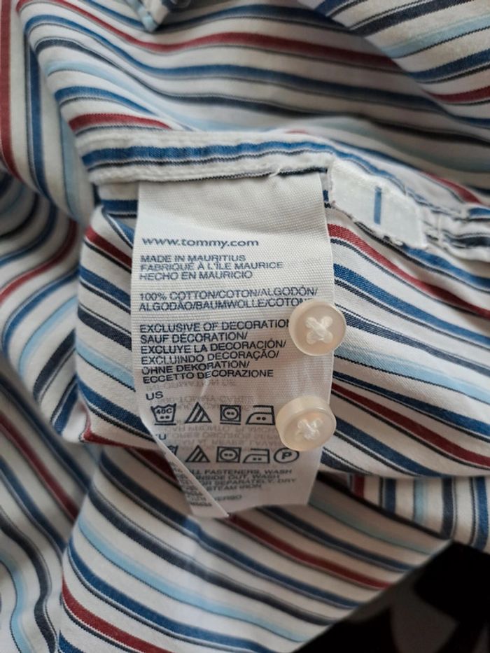 Chemise Tommy Hilfiger L - photo numéro 5