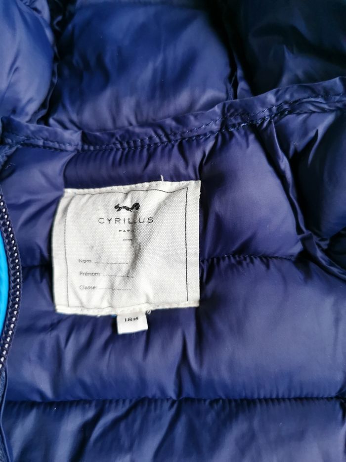 Blouson doudoune Cyrillus 18 mois - photo numéro 4