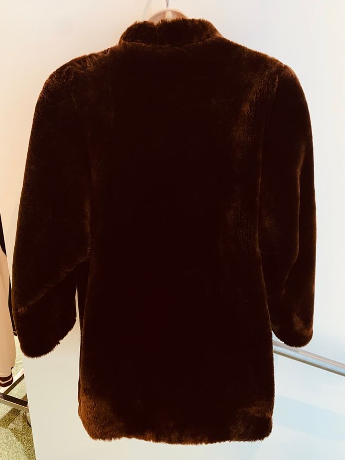 Veste de fourrure mouton doré Oscar de Sarbert