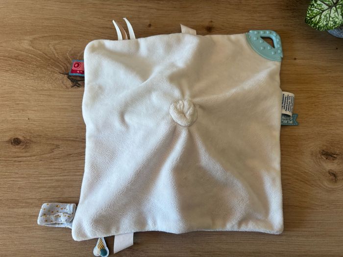 Doudou plat vache Lola rose bleu dentition play to grow noukie’s - photo numéro 3
