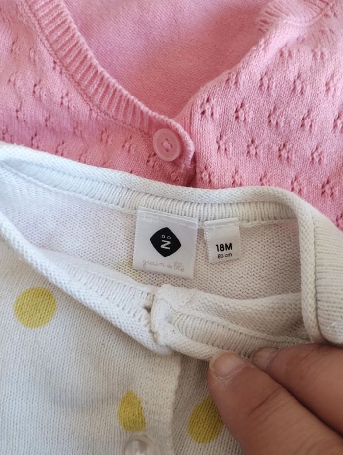 Lot 5 gilets + 1 boléro - photo numéro 9