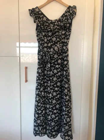 Robe longue noire