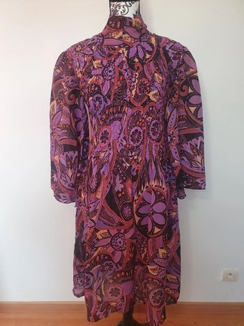 Robe vintage multicolore
