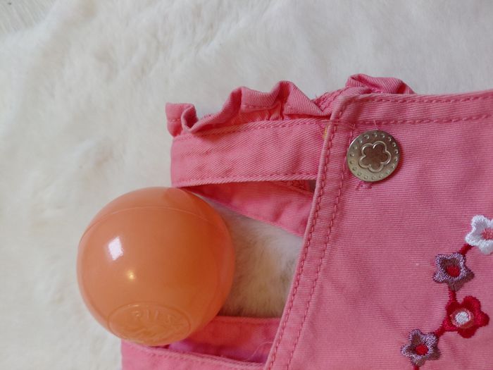 Robe en jean rose taille 6 mois - photo numéro 9