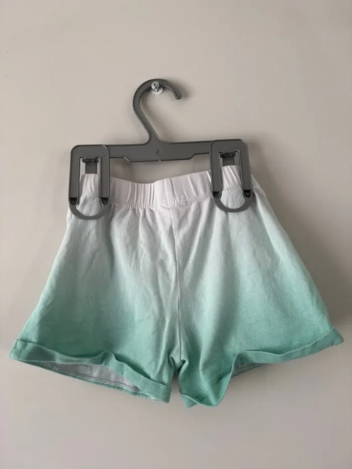 👖 short de pyjama- fille 5 ans - Disney orchestra - vert et blanc - bon état - photo numéro 6