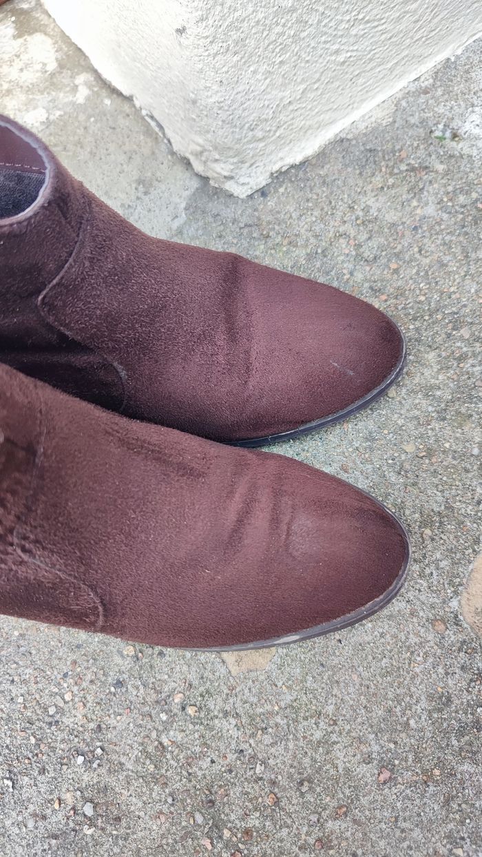 Bottines marron La Redoute 38 - photo numéro 4