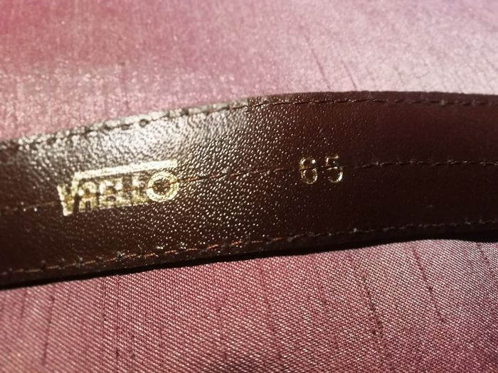 Ceinture cuir peau tressée TAILLE 65 cm - photo numéro 4
