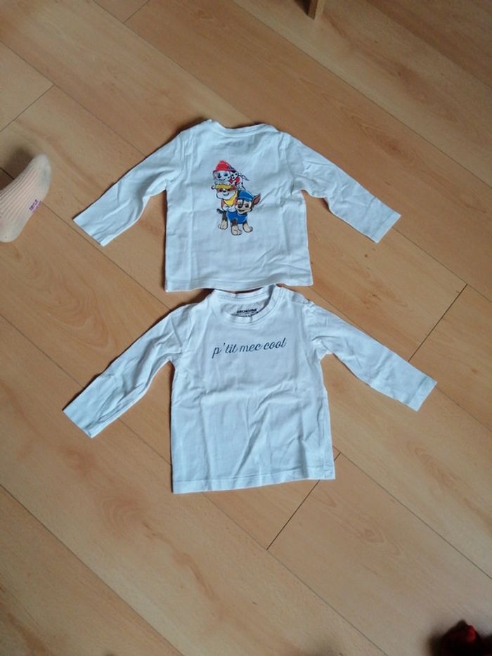 Lot de deux tee shirt manche longue