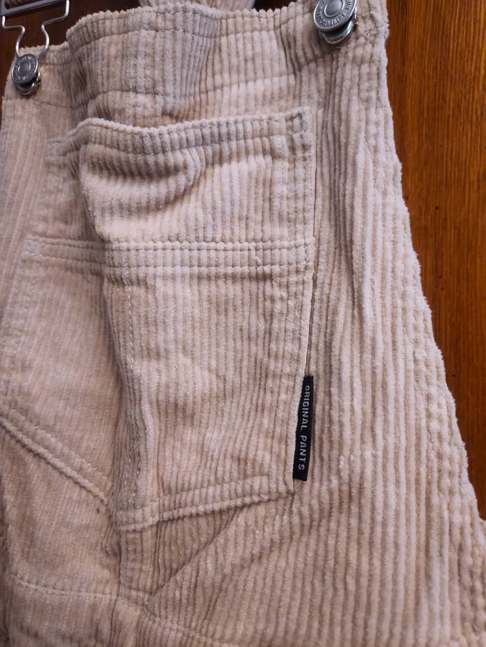 Salopette combishort velour neuve - photo numéro 3