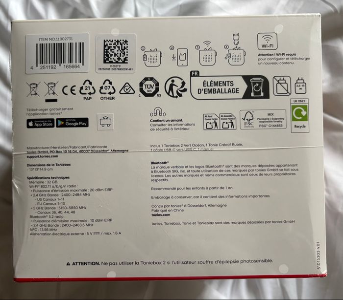 Toniebox 2 NEUVE 90€ - photo numéro 3