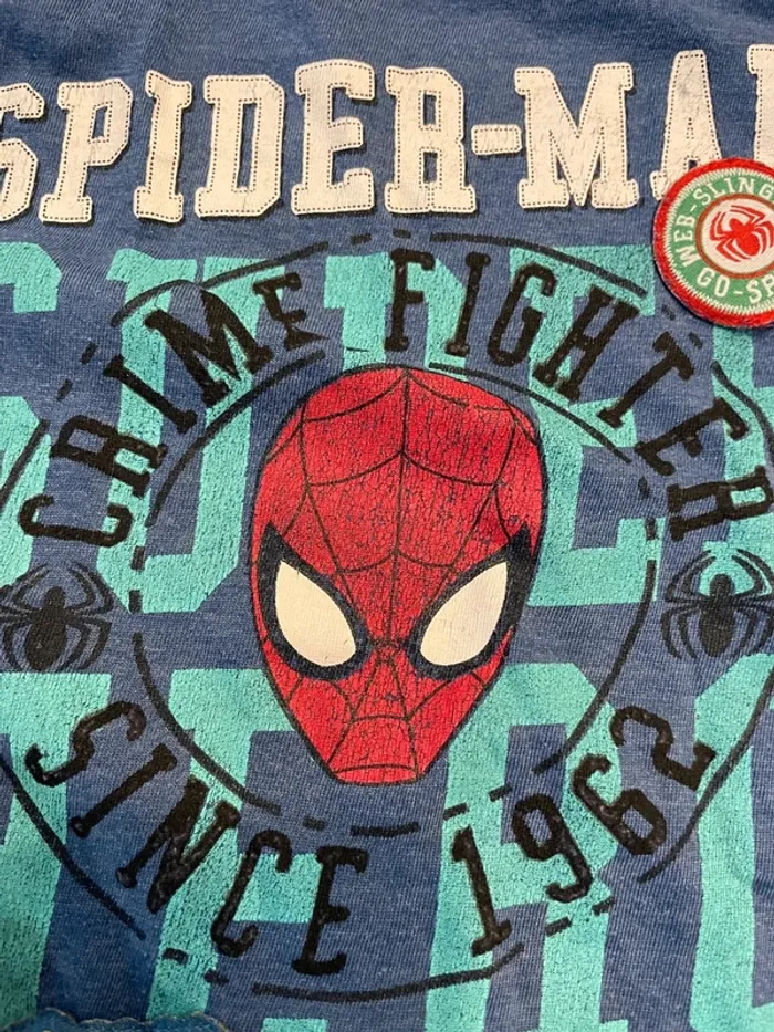 Teeshirt manches courtes 5ans Spiderman - photo numéro 4