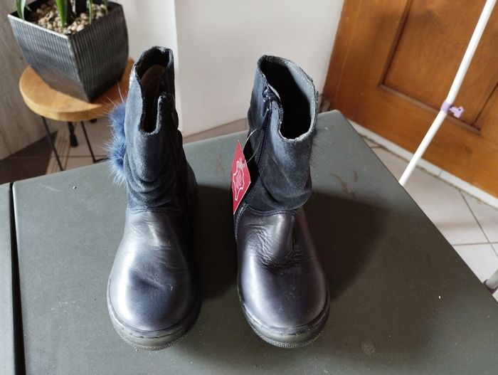 Bottines tout cuir Du Pareil au Même neuf avec étiquette 🦔 - photo numéro 2
