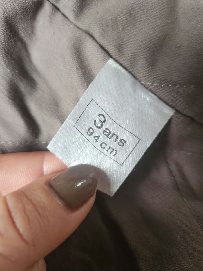 Parka fille grise 3 ans Tout Simplement – chaude et pratique - photo numéro 7