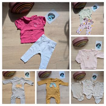 Lot 23 pièces été demi saison fille 6 mois