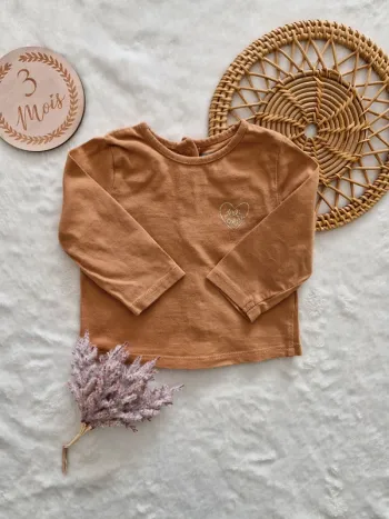 T-shirt manches longues 3 mois - Vertbaudet