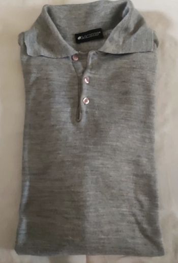 Pull fin gris homme Clamore L (90)