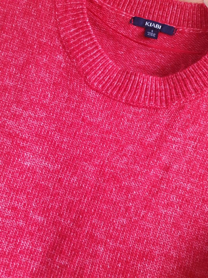 joli pull rouge S kiabi - photo numéro 3