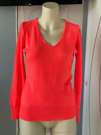 Pull rose/corail fluo Jennyfer taille S