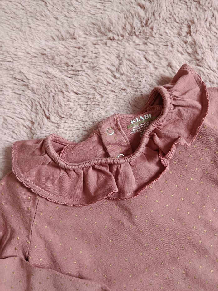 Haut manche longue col claudine - taille 24 mois - photo numéro 3