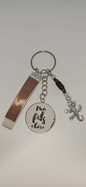 Porte clé mon fils " Mon fils cheri "