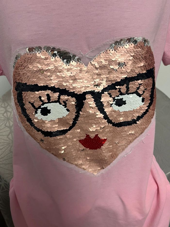 TEE shirt à sequins - photo numéro 4
