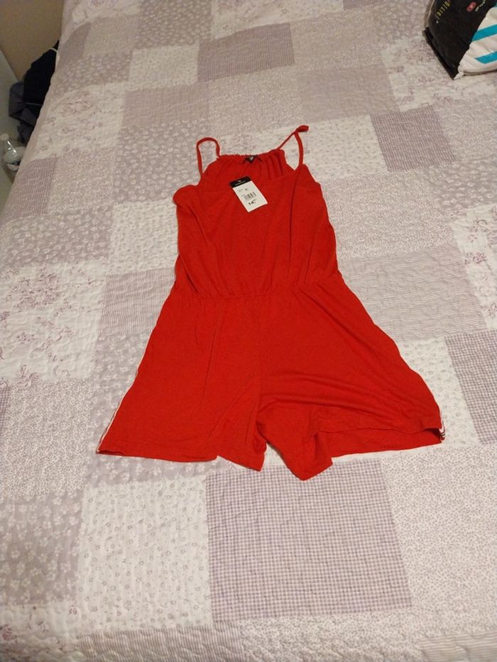 Combishort rouge taille M women only