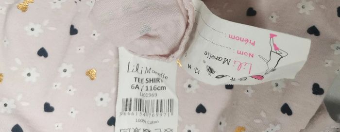 Tee-shirt 👸 lili marelle, 6ans - photo numéro 5