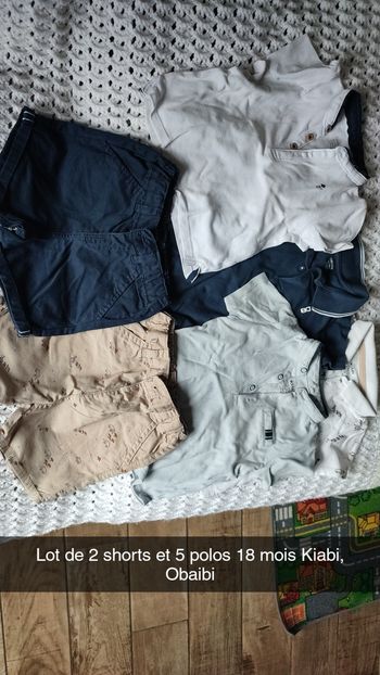 Lot de Tshirts et shorts