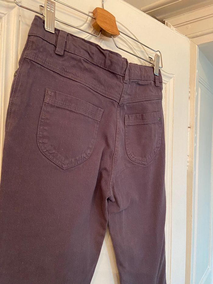 Jean slim mauve /violine Cyrillus taille 16 ans. - photo numéro 4