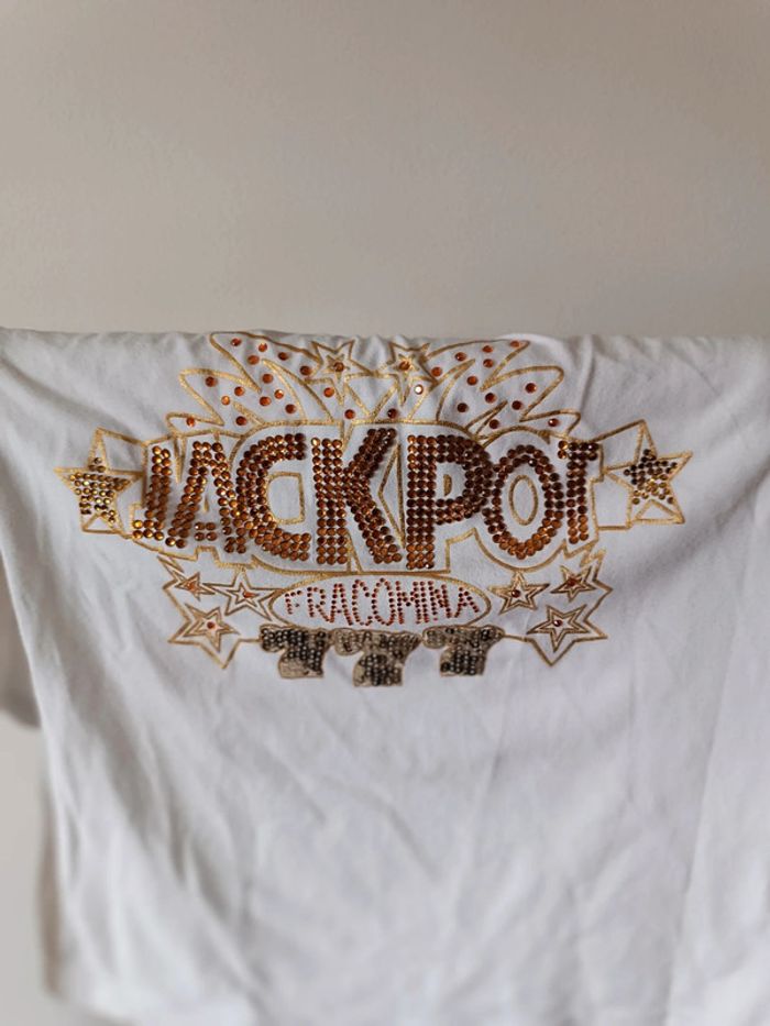 T-shirt manches longues décolleté plongeant - taille M/L - Fracomina - neuf - photo numéro 4