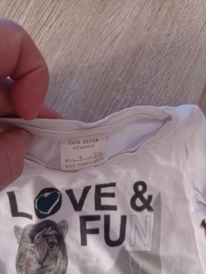Haut zara manche longue 4 ans - photo numéro 2