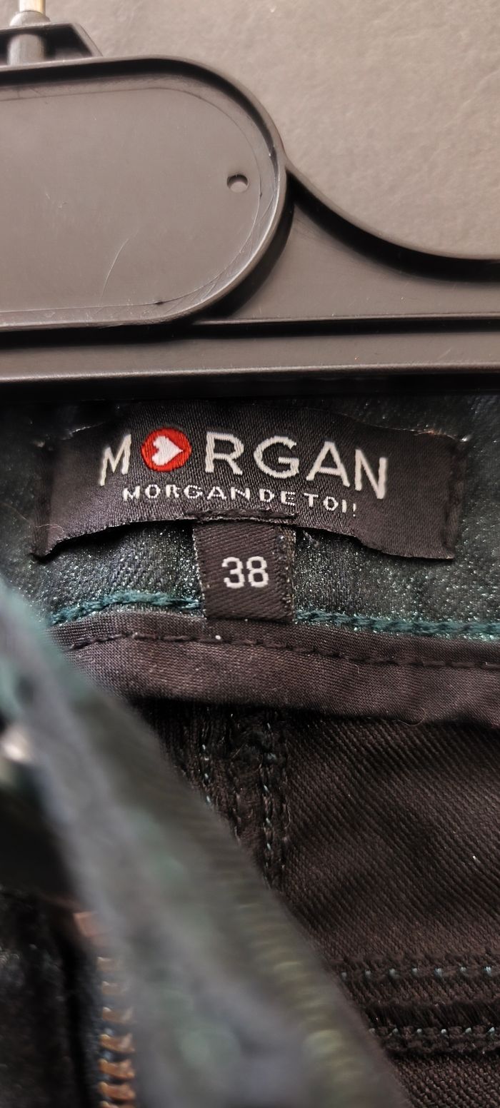 Magnifique jean pailleté Morgan Taille 38 - photo numéro 3
