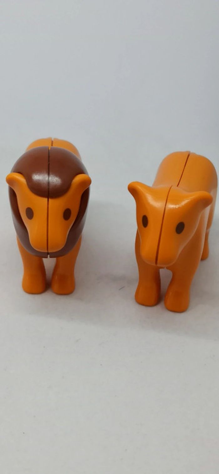 Lionne et lion playmobil 123 - photo numéro 5