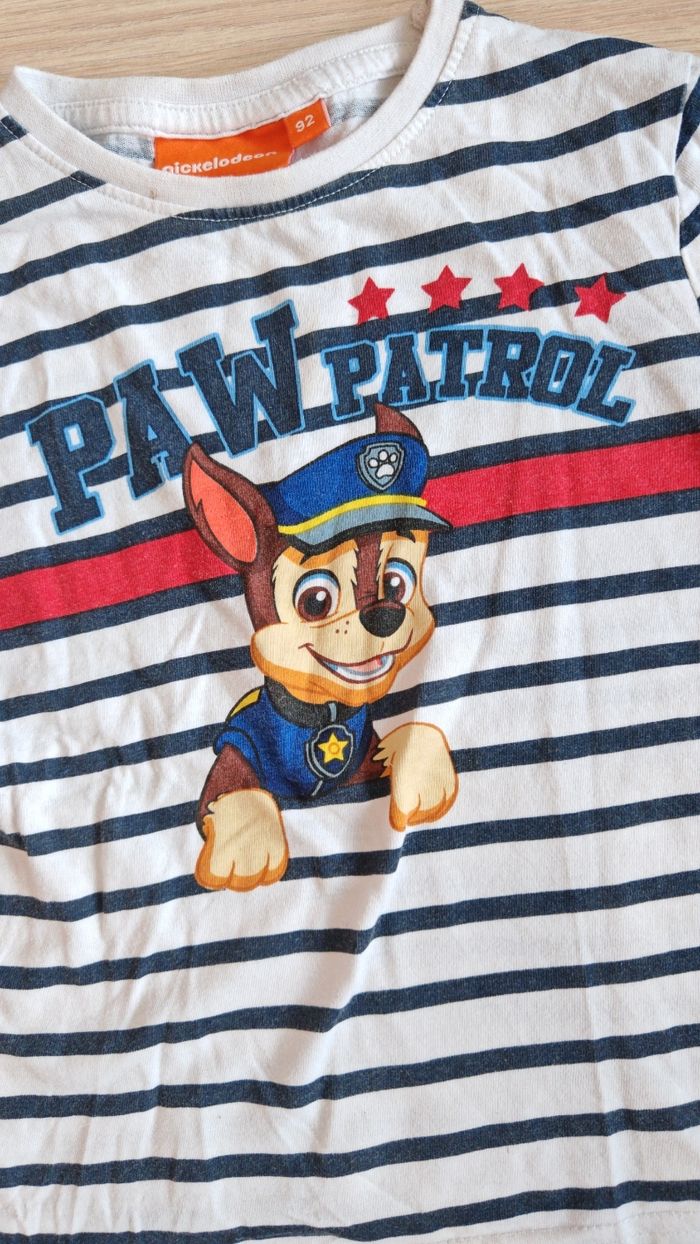 T-shirt manche longue pat'patrouille 2ans - photo numéro 2
