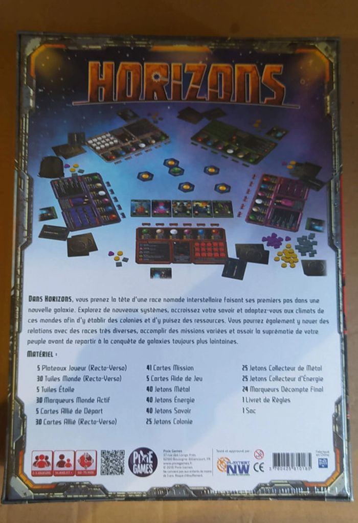 Horizons - Jeu de société sous emballage - Prix Ferme - photo numéro 2