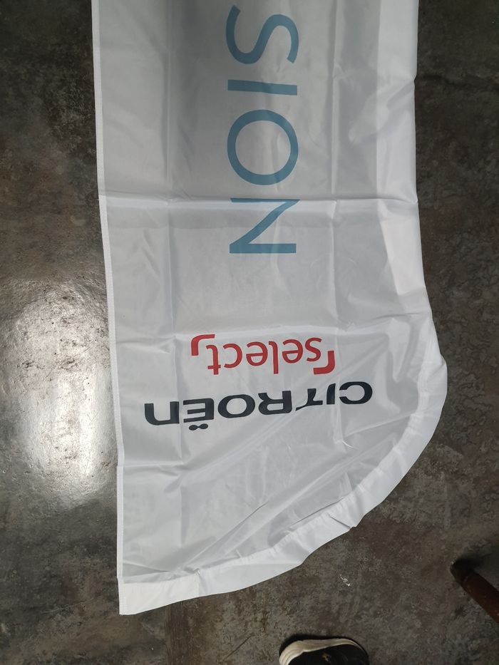 Drapeau citroen publicitaire - photo numéro 2