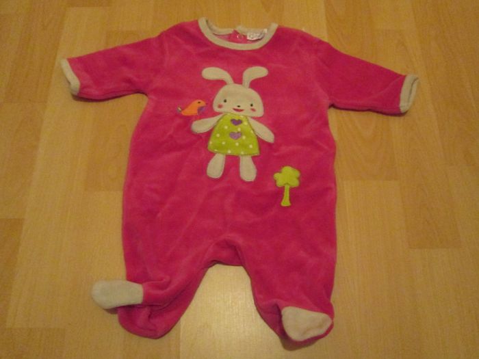 Pyjama bebe fille 1 mois kitchoun neuf