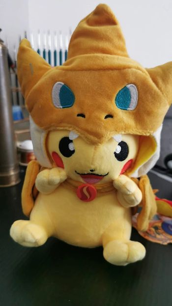 Peluche Pikachu Deguise En Dracaufeu