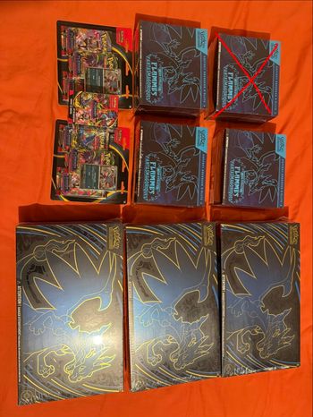 [Neuf/scellé] Pokémon - Lot 3 UPC Dracaufeu, 3 ETB, 1 bundle, 2 tripack ME02