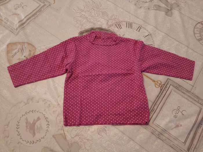 Tee shirt col roulé 12 mois