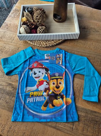 Tee-shirt Garçon Pat Patrouille Bleu Clair 7 ans