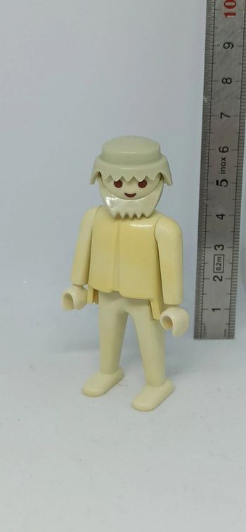 Homme fantôme blanc barbe blanche vintage playmobil