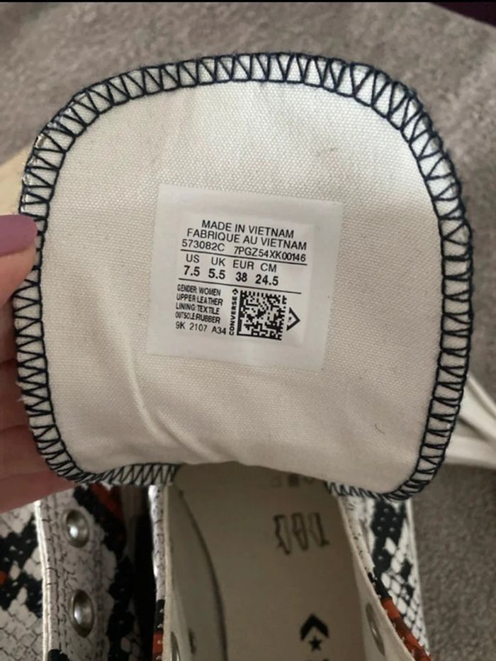 Converse femme montante taille 38 - photo numéro 3