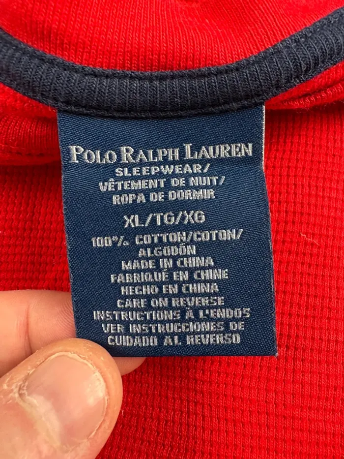 Tee-shirt à manches longues Polo Ralph Lauren | Rouge | Taille XL - photo numéro 5